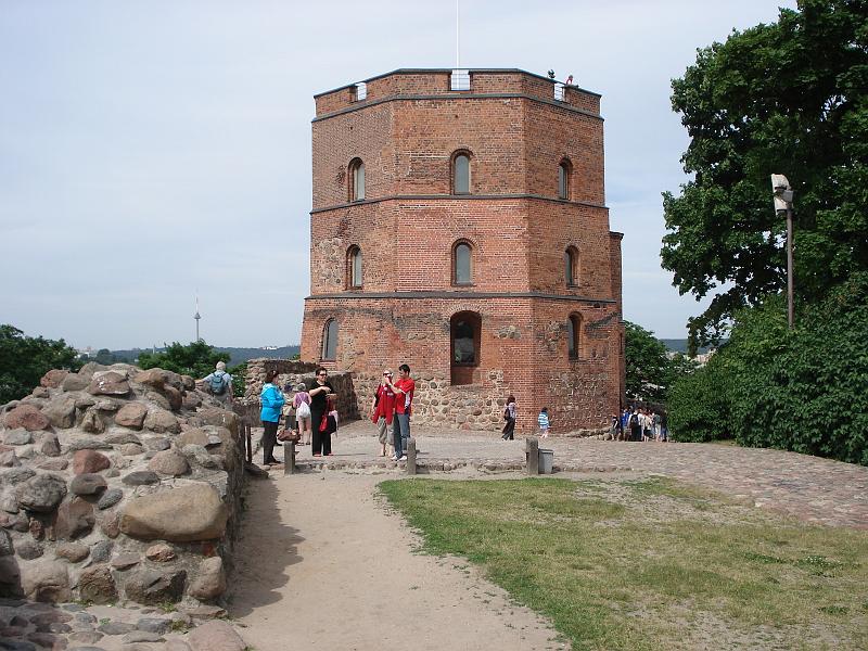 Motorradtour Baltikum Juni 2008_Vilnius_Gedeminasturm.jpg